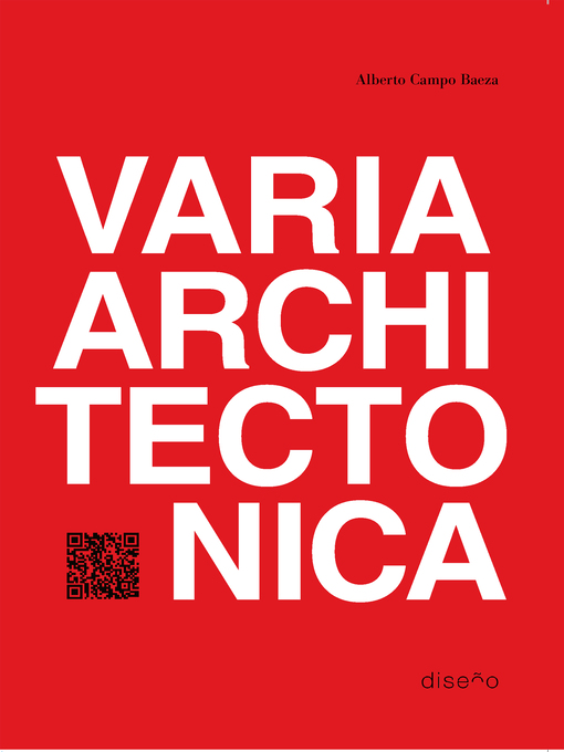 Title details for Varia Architectonica by Alberto Campo Baeza - Wait list